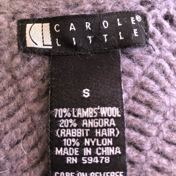 Carole Little Gray Chunky Starburst Knit Cardigan - Picture 3 of 7